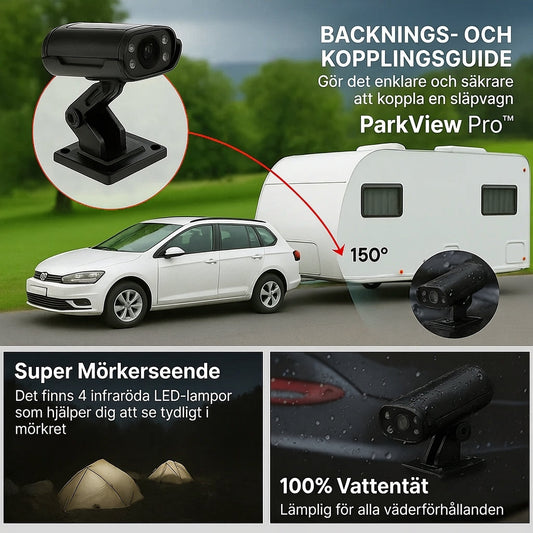 ParkView Pro™ | Backkamera – Tryggare parkering utan stress och gissningar
