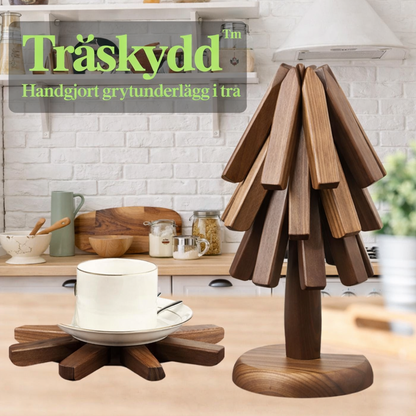 Träskydd™ | Bordsunderlägg i trä och värmetåliga bordsunderlägg