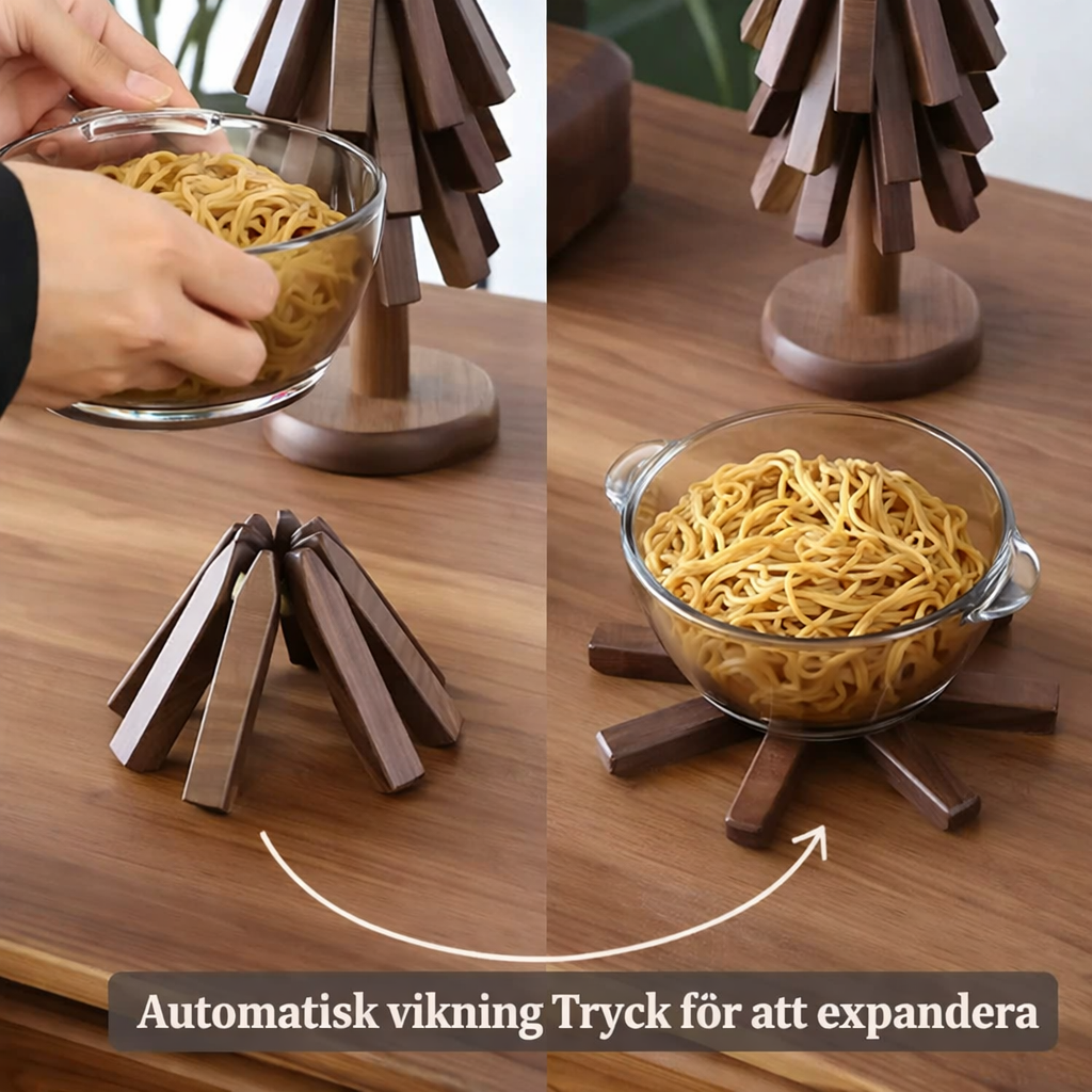 Träskydd™ | Bordsunderlägg i trä och värmetåliga bordsunderlägg