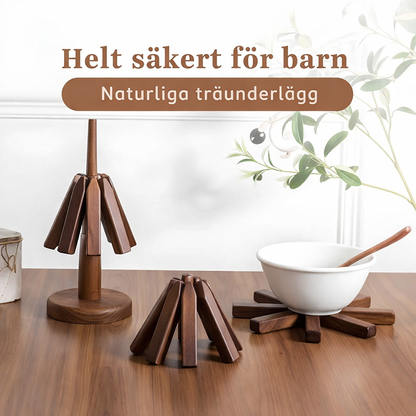 Träskydd™ | Bordsunderlägg i trä och värmetåliga bordsunderlägg