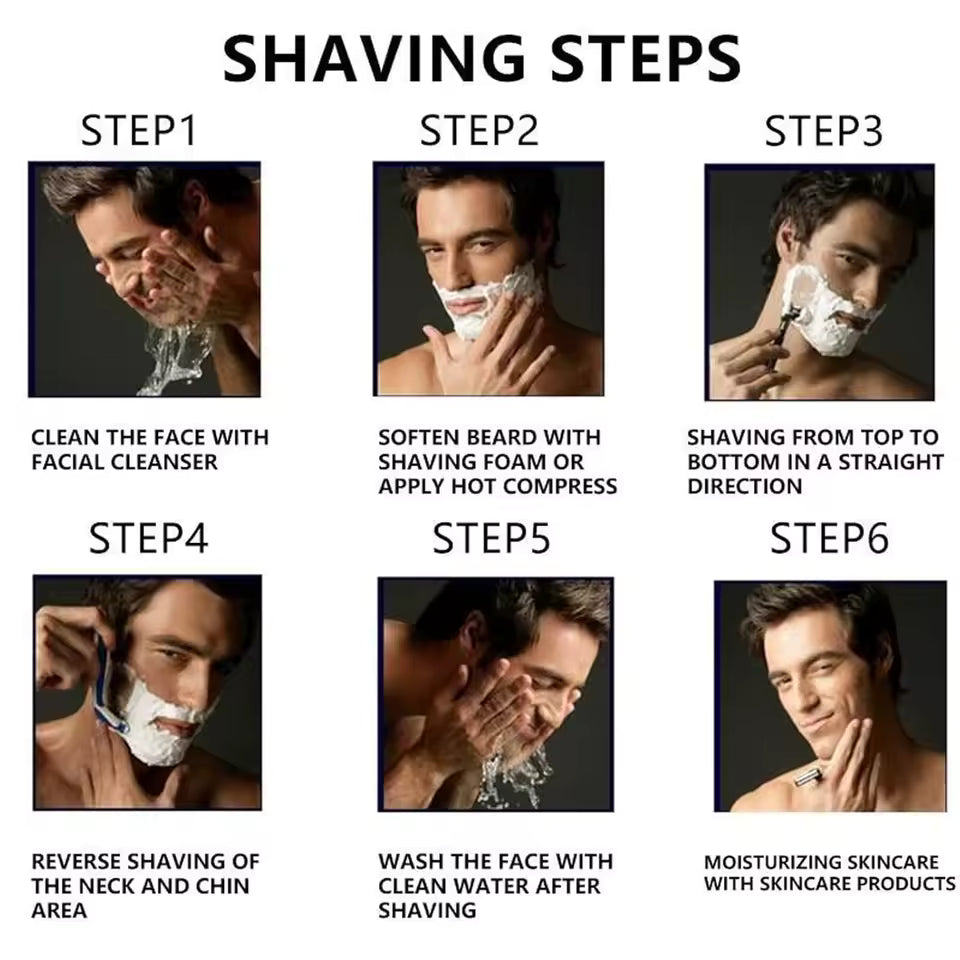 ShavePro™ 6 | Klassisk säkerhetsrakning med sexbladsteknik som ger precision, komfort och lång hållbarhet.