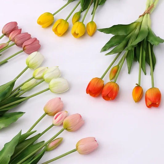 EverTulipa™ | Real Touch Naturtrogna konsttulpaner med verklighetstrogen känsla