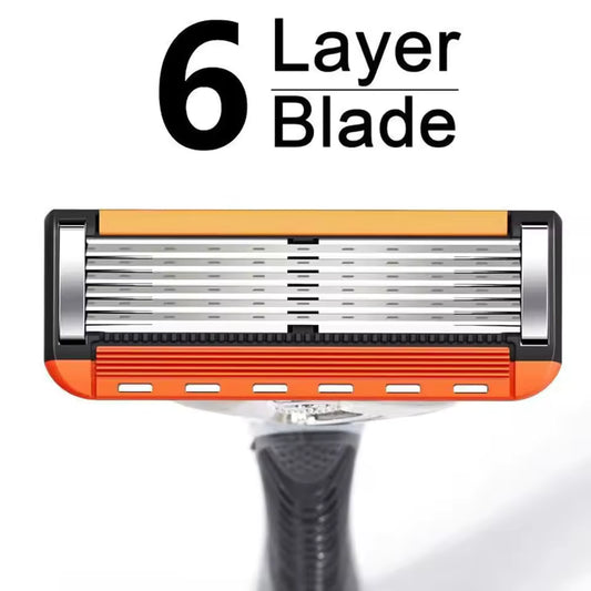 ShavePro™ 6 | Klassisk säkerhetsrakning med sexbladsteknik som ger precision, komfort och lång hållbarhet.