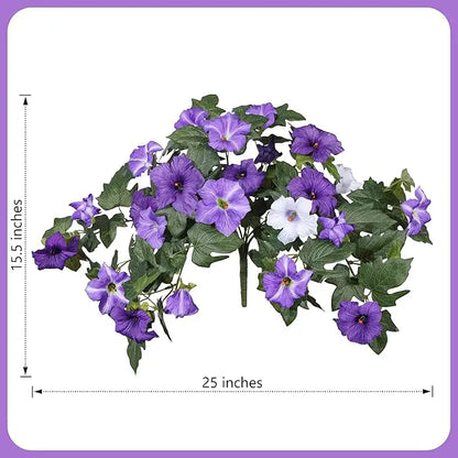 EvigBlom™ | Konstgjorda Petunior(2-pack)  – För ute & inne