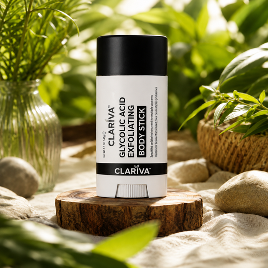 Clariva™ Glycolic Body Stick | Reveal Smoother, More Even-Looking Skin