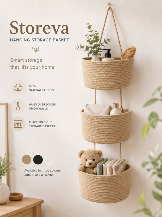 Storeva™ | Hanging Storage Basket