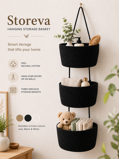 Storeva™ | Hanging Storage Basket