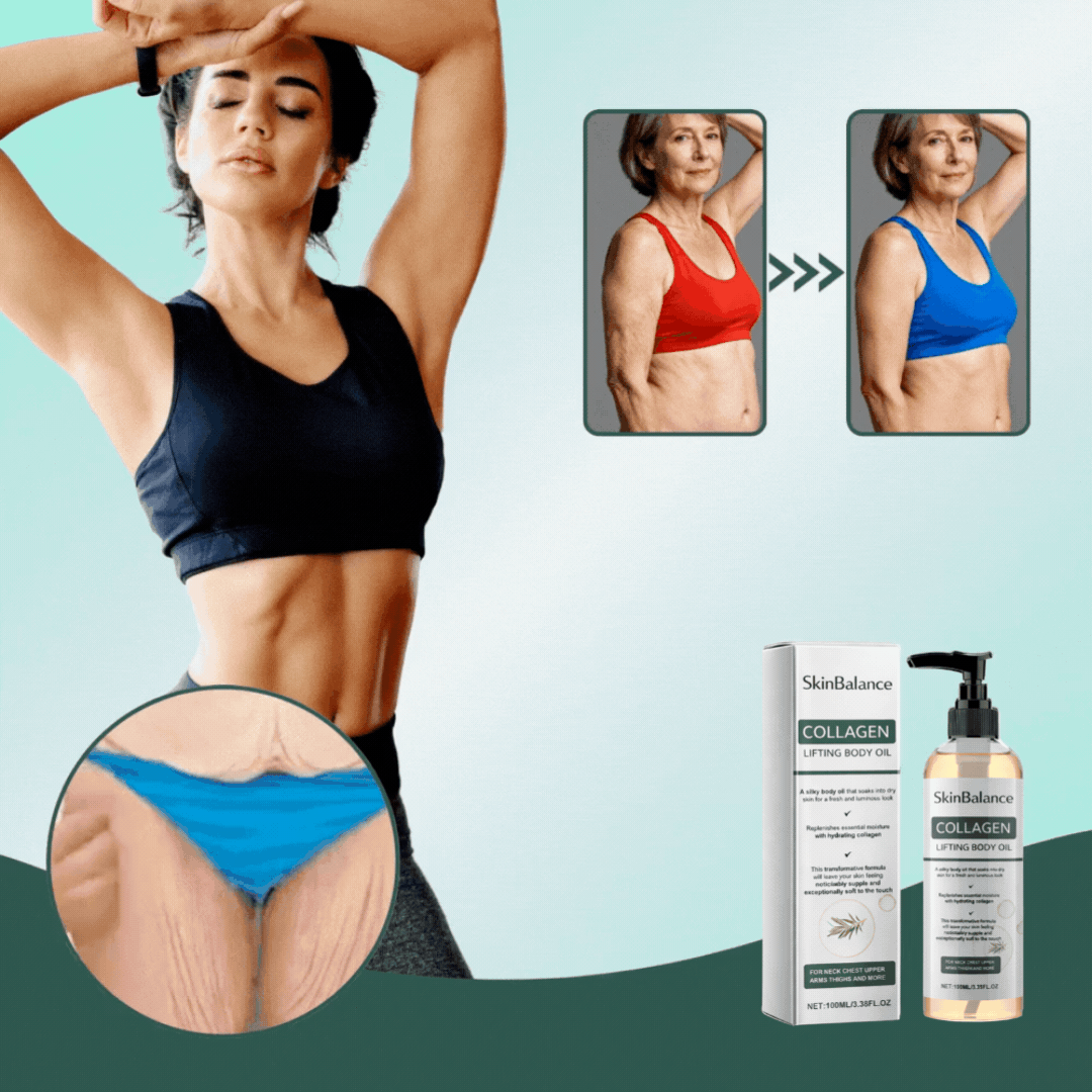 SkinBalance™ Kollagenolja | Stärker och lyfter slapp hud med 98% inom 24 timmar
