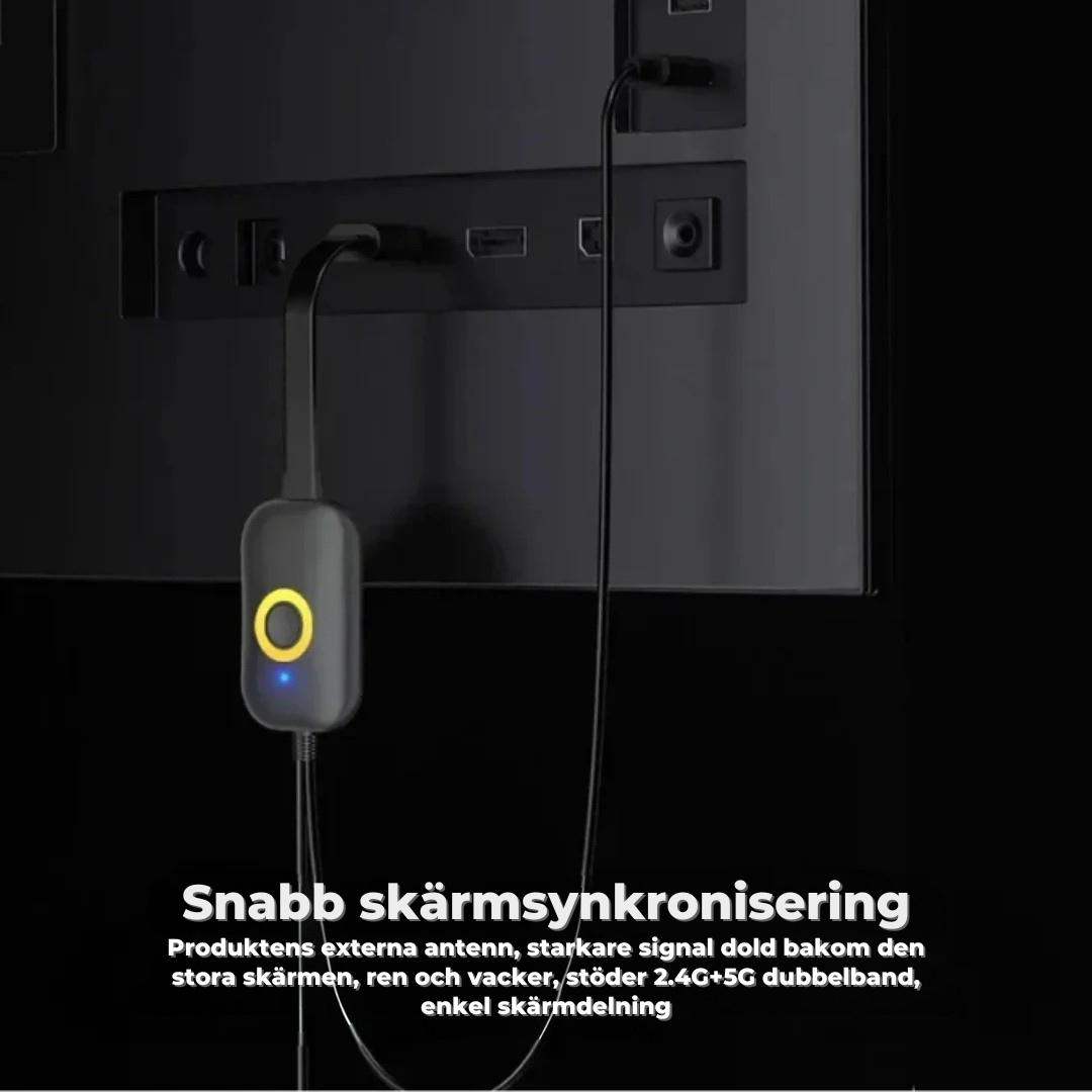 StreamLänk™ | Spegla din telefon direkt till din TV – inget Wi-Fi eller kablar!