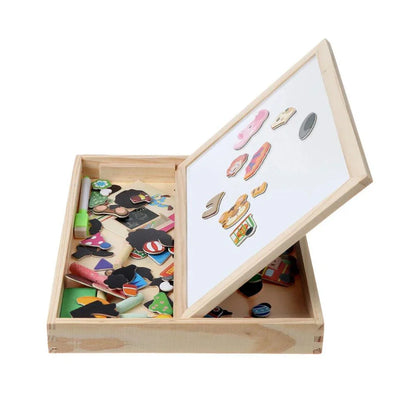MagniBox™ | Montessori rytmisk tavla och magnetiskt pussel 2-i-1