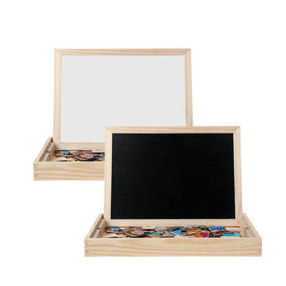 MagniBox™ | Montessori rytmisk tavla och magnetiskt pussel 2-i-1
