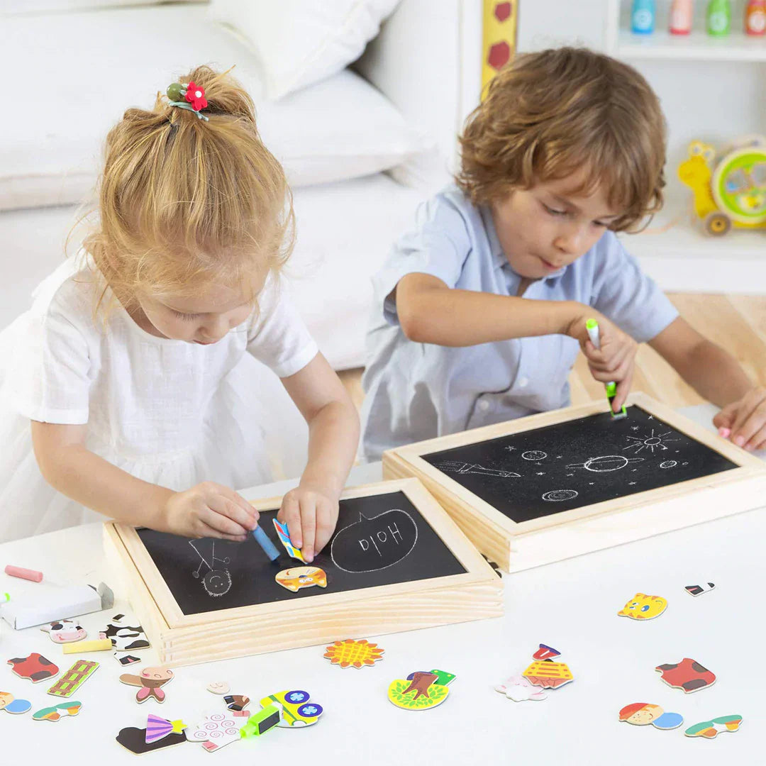 MagniBox™ | Montessori rytmisk tavla och magnetiskt pussel 2-i-1