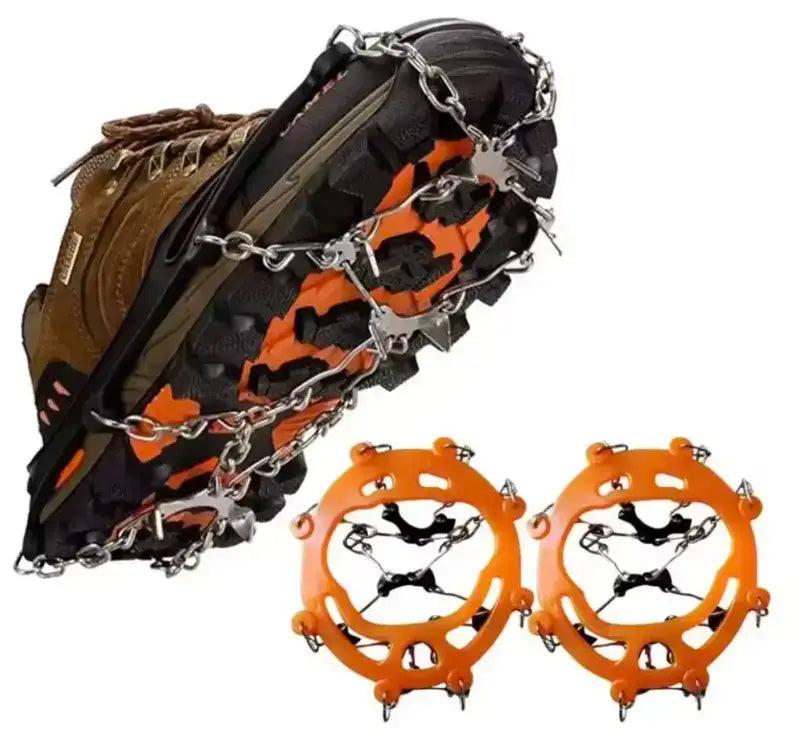 SnowTrax™ | Pull-On Snökedjor för Skor (1 Par: 2-Pack)